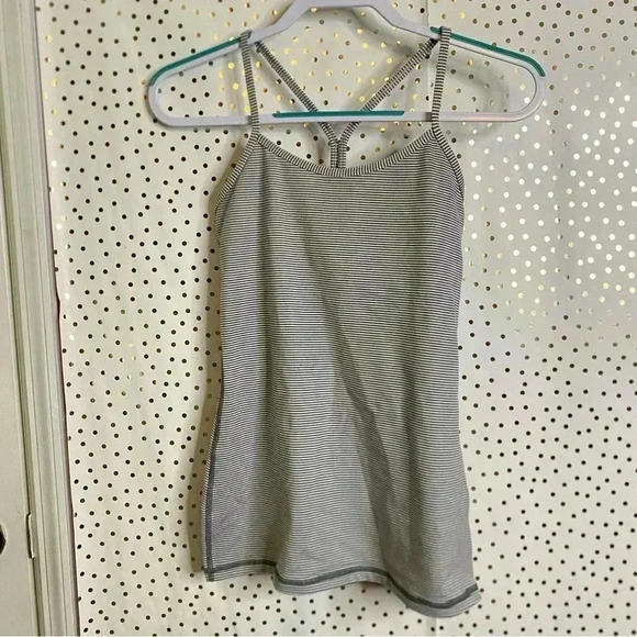 Lululemon Power Y Tank Grey - Picture 1 of 6